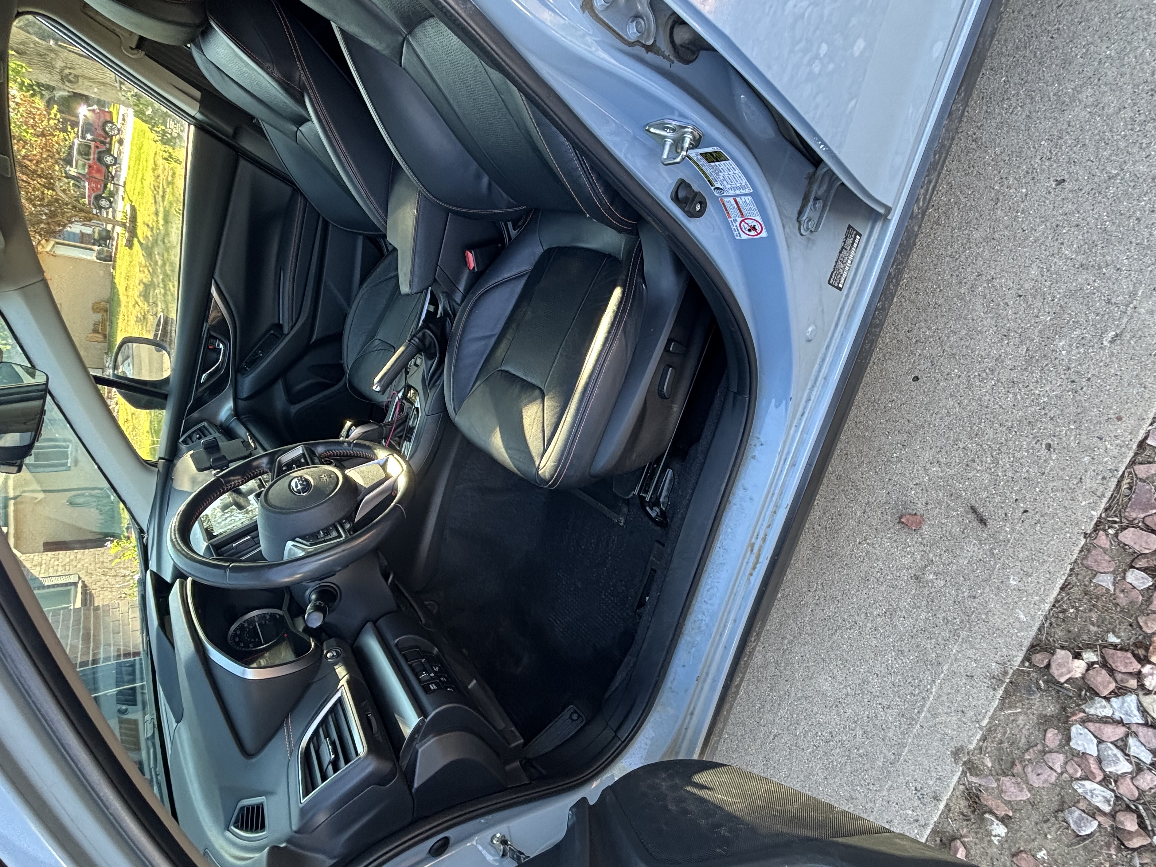 Front left door after detail